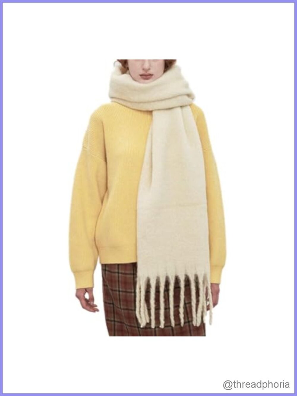 Chunky Winter Scarf Wrap Pashmina Shawl Blanket Scarf for Cold Weather